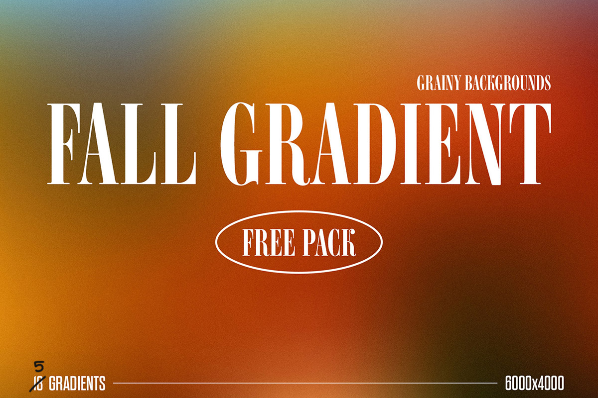 Fall Gradients Grainy Backgrounds