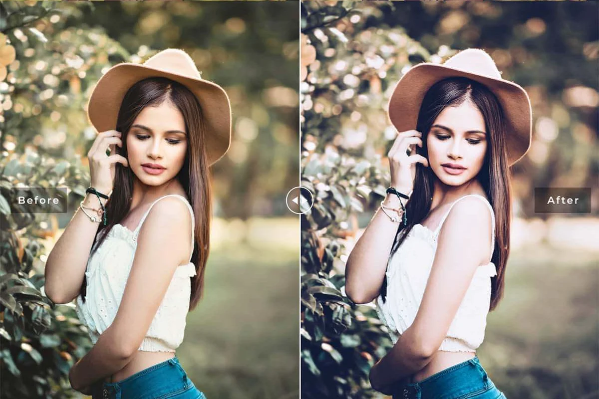 Before and after preview image 7 for tezza lightroom presets