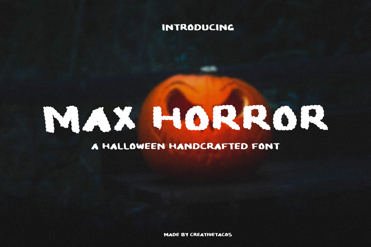 Max Horror Fancy Font