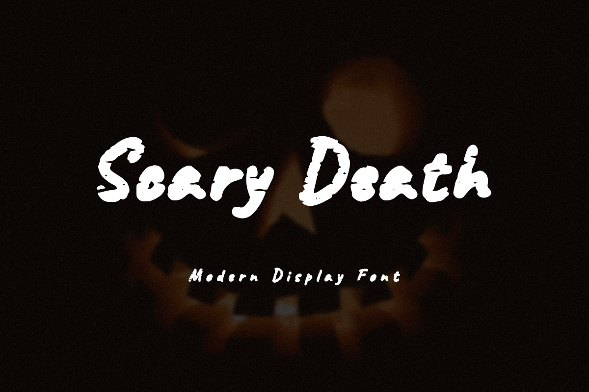 Scary Death Display Font
