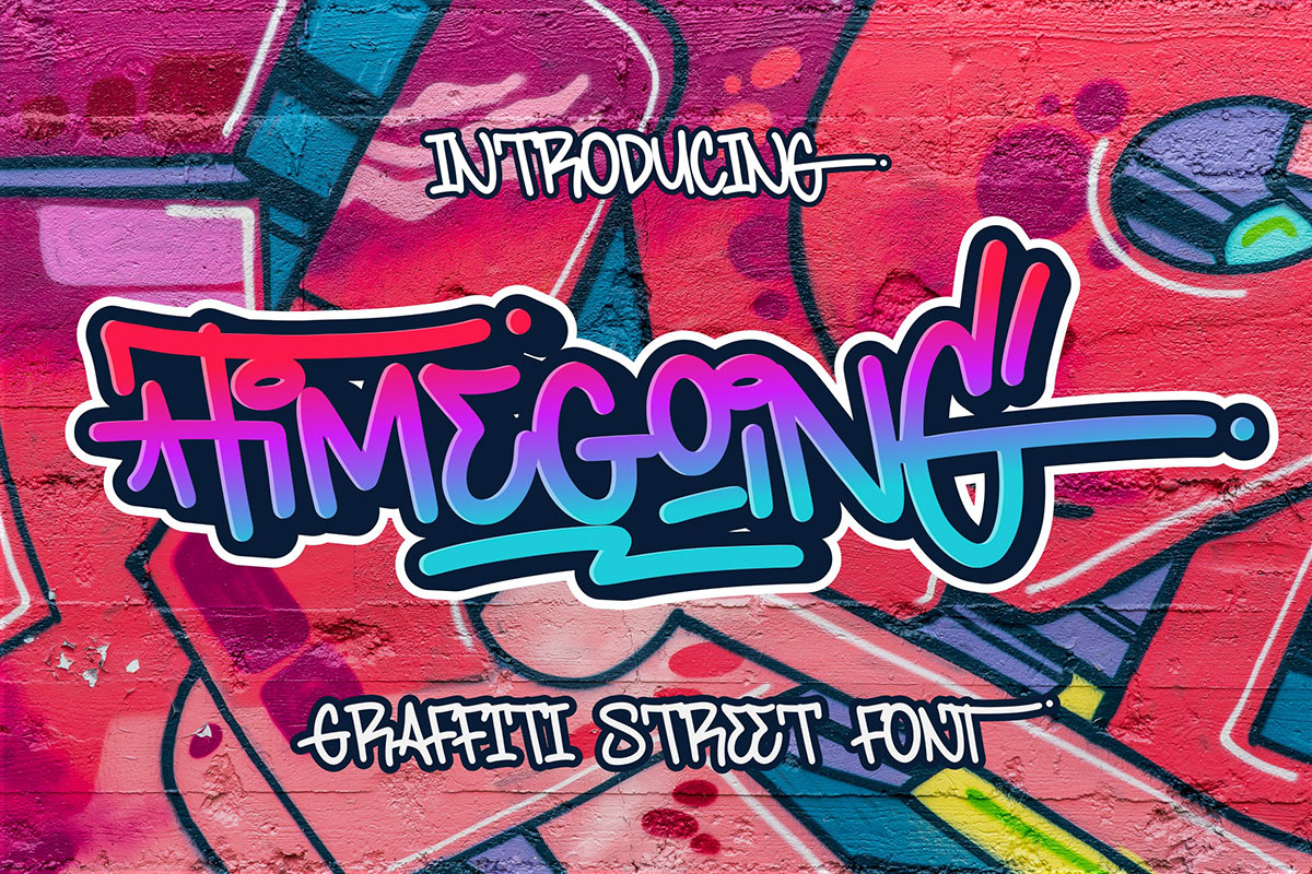 Timegoing Graffiti Font