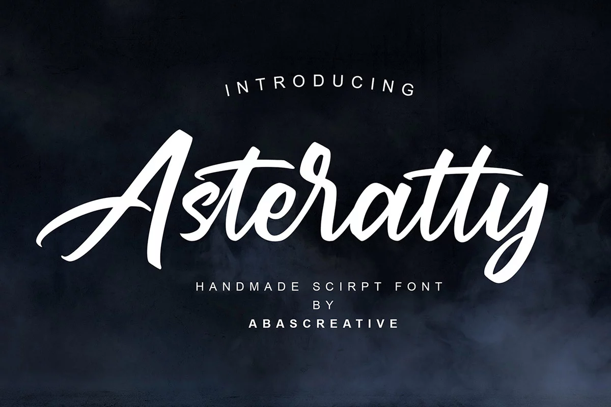 Asteratty Script Font