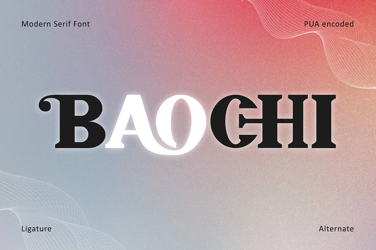 Baochi Serif Font