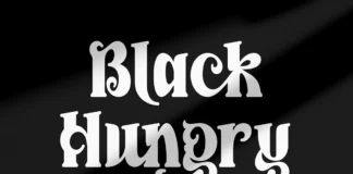 Black Hungry Serif Font