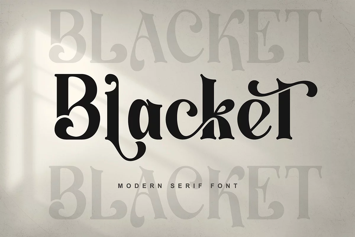 Blacket Serif Font