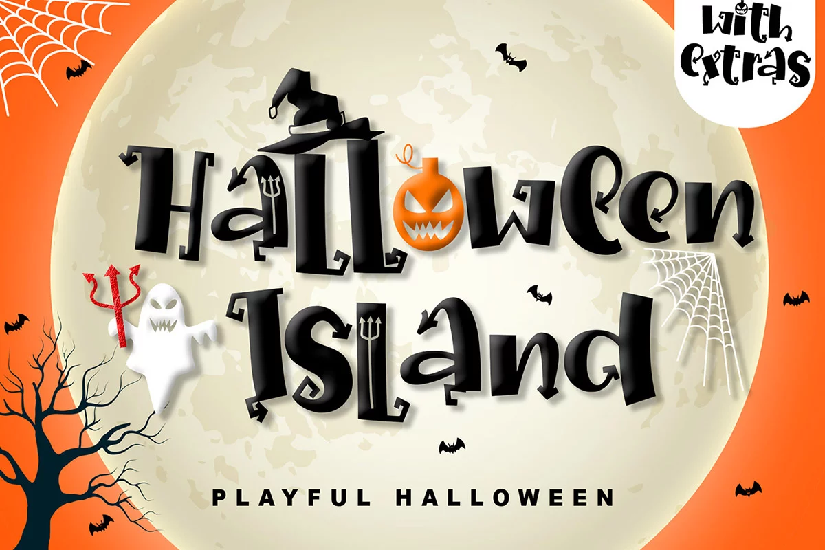 Halloween Island Decorative Font