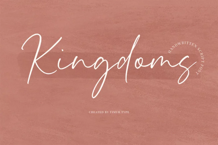 Kingdoms Handwritten Font