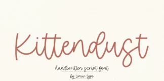 Kittendust Handwritten Font