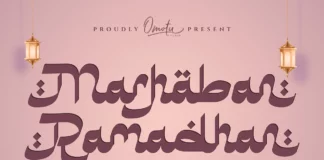 Marhaban Ramadhan Arabic Font