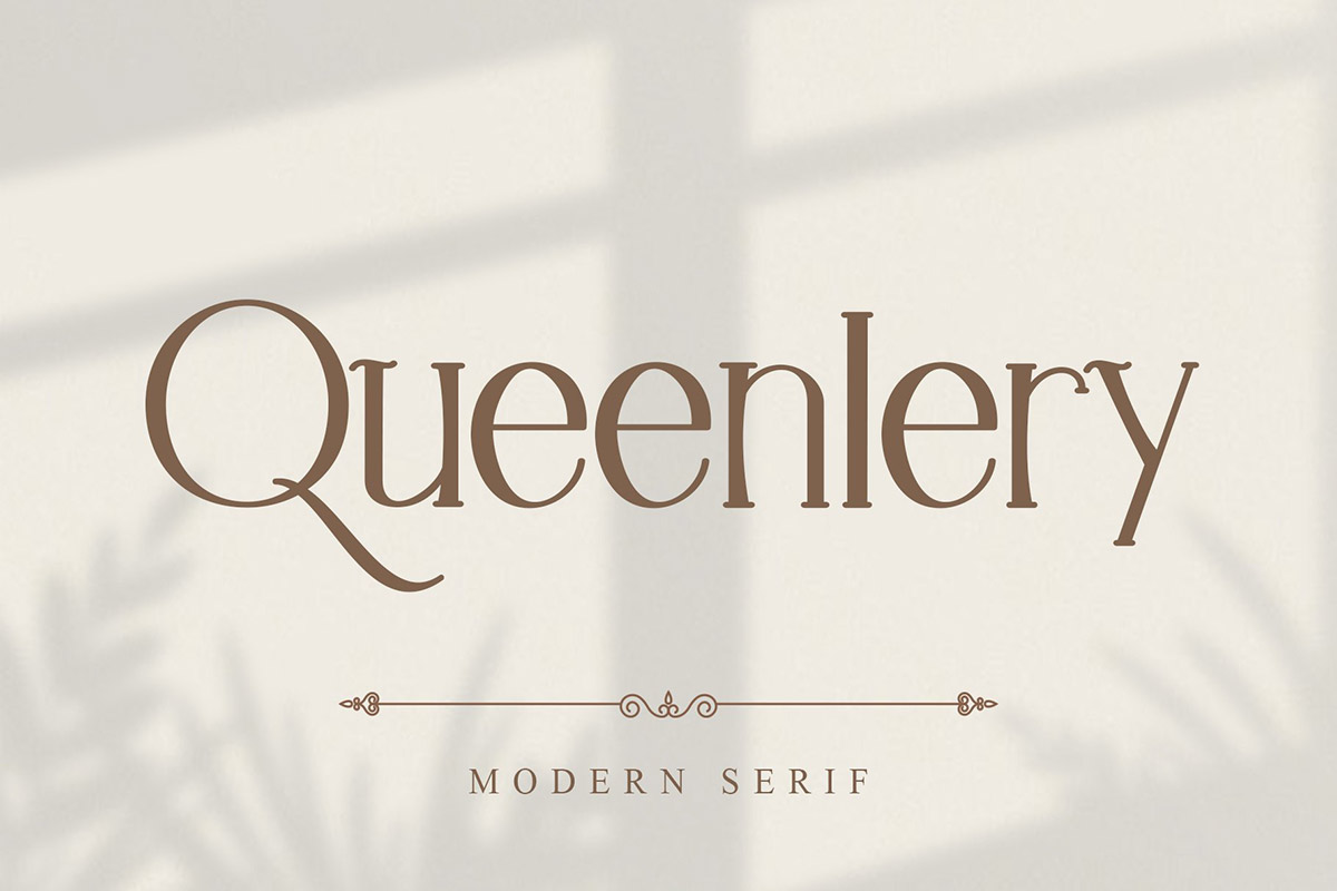 Queenlery Serif Font