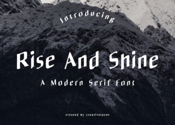 Rise And Shine Serif Font