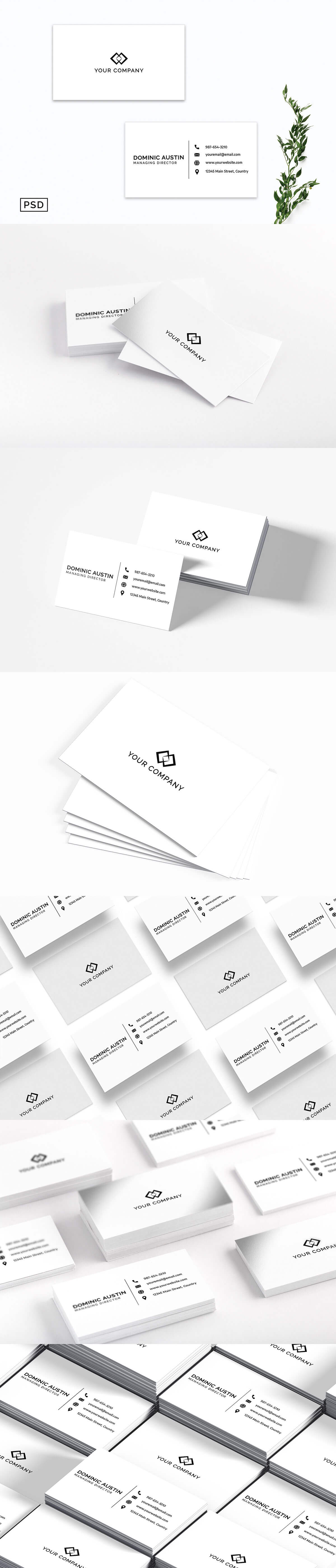 Simple Business Card Template V5