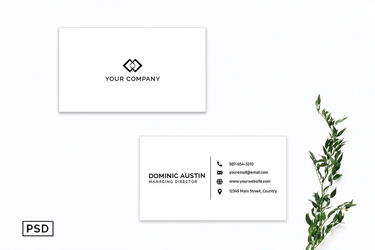 Simple Business Card Template V5