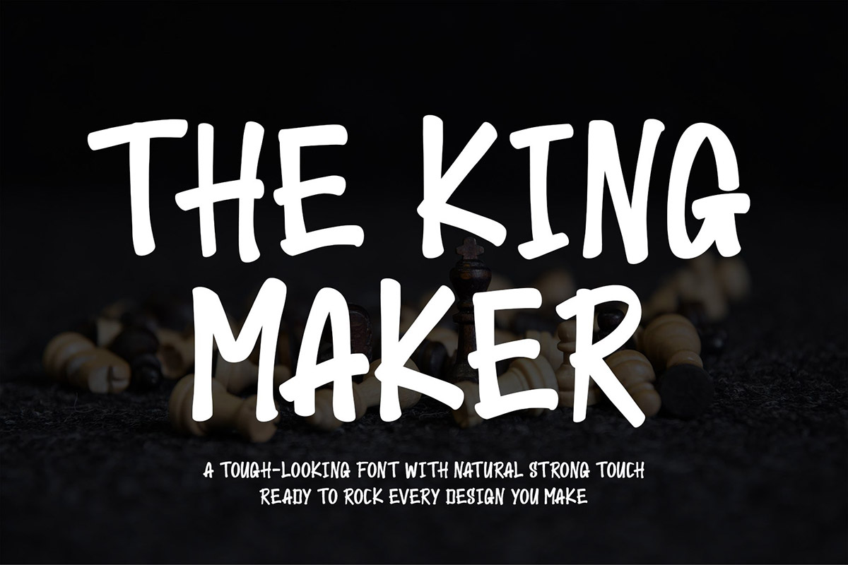 The King Maker Display Font