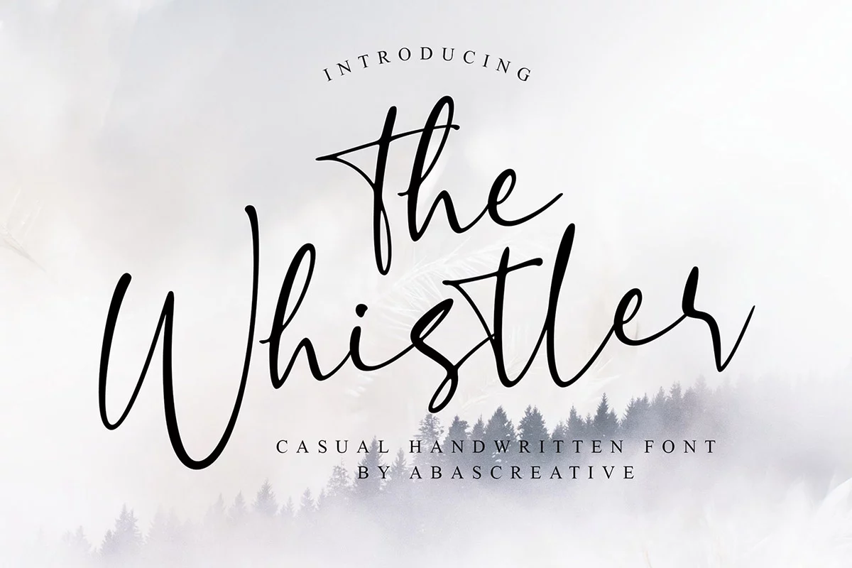 The Whistler Handwritten Font