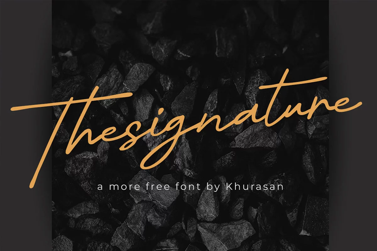 Thesignature Signature Font
