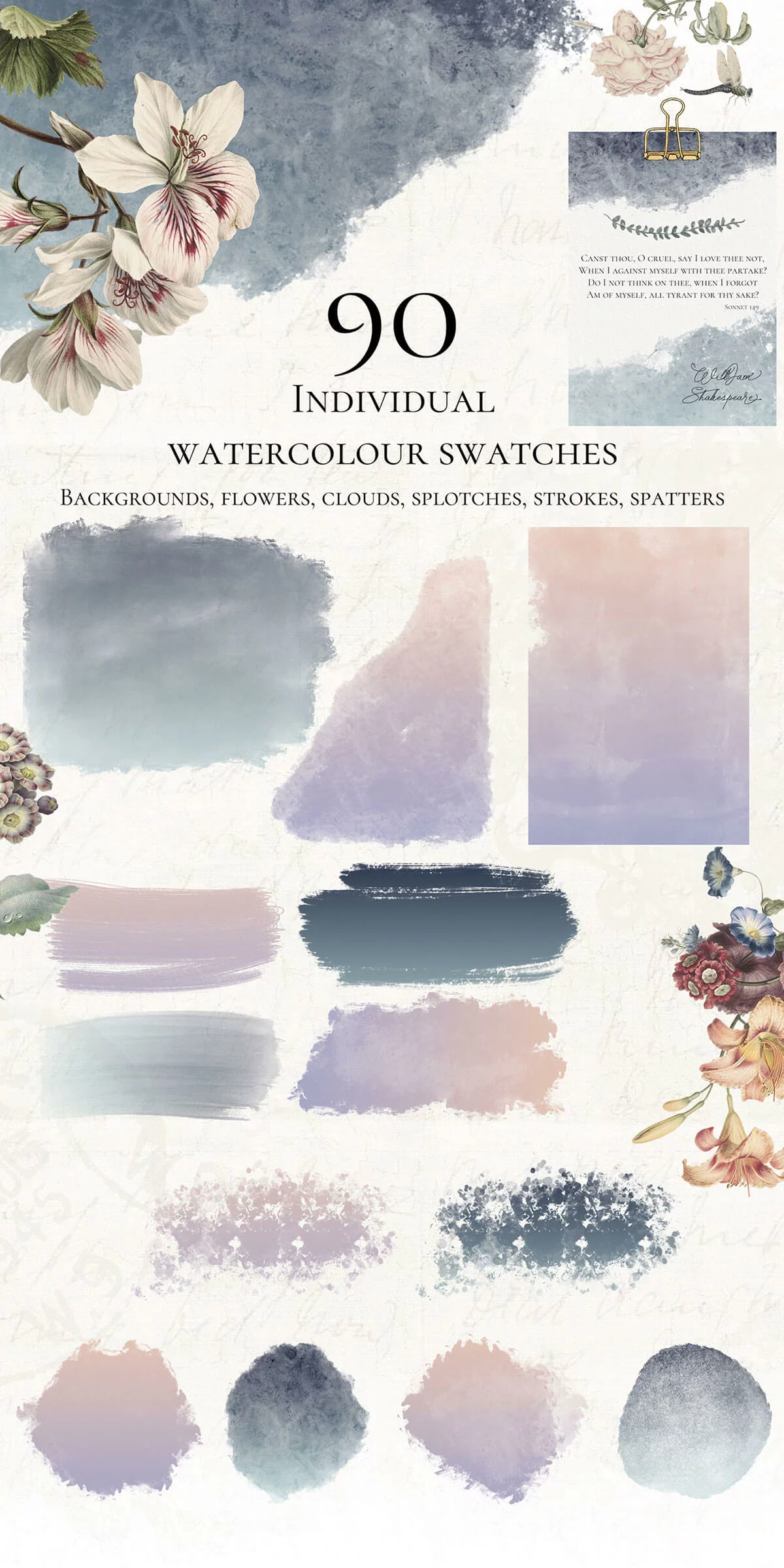 Watercolor Swatches Collection