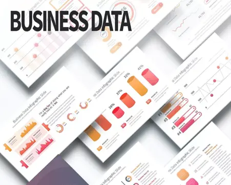 Business Data PowerPoint Infographics Slides