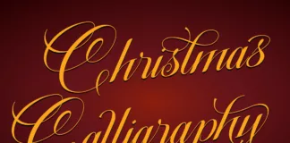 Christmas Calligraphy Handwritten Font