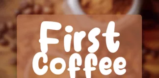 First Coffee Fancy Font