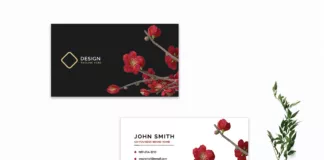 Floral Business Card Template V3