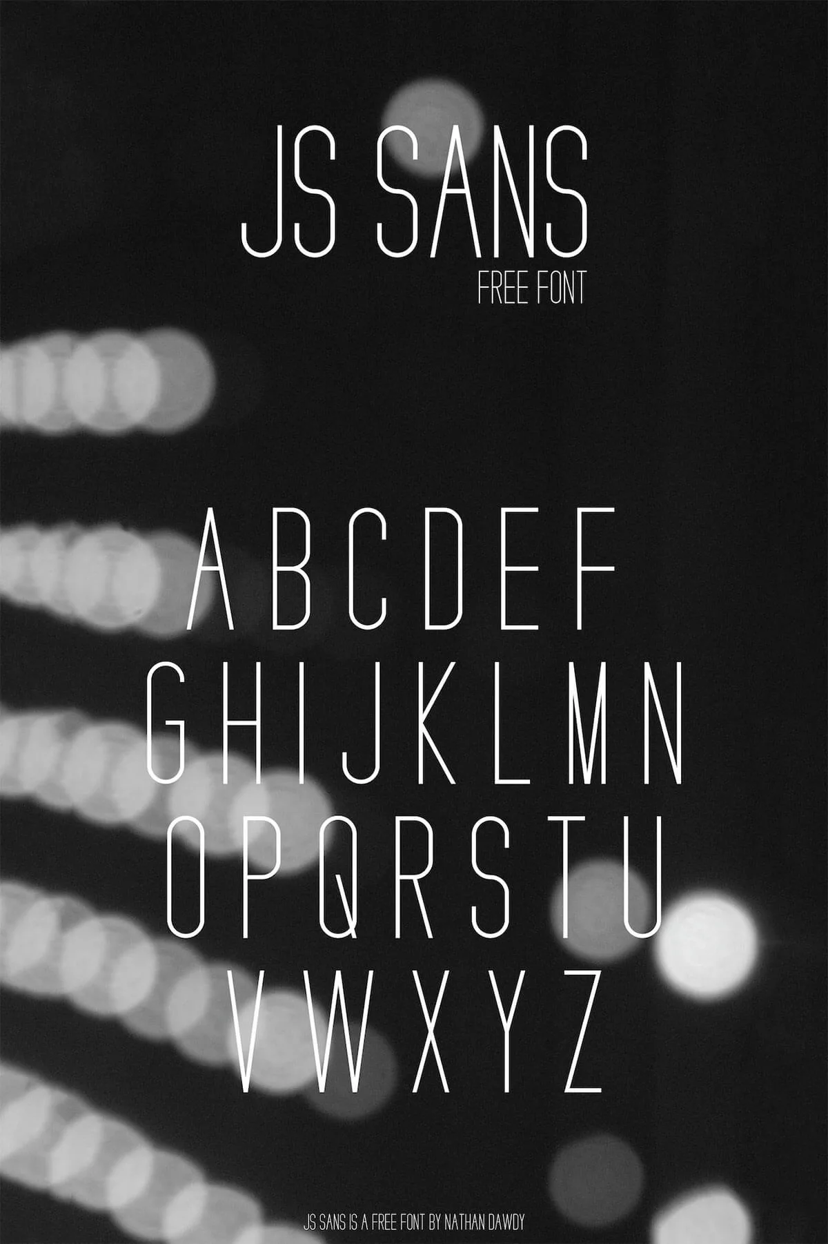 JS SANS Display Font