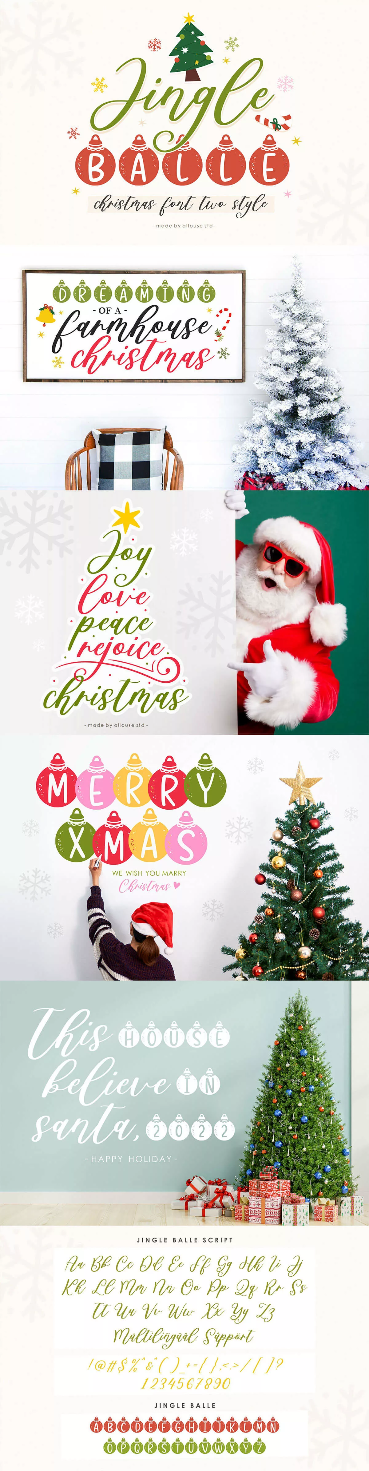 Jingle Balle Christmas Font