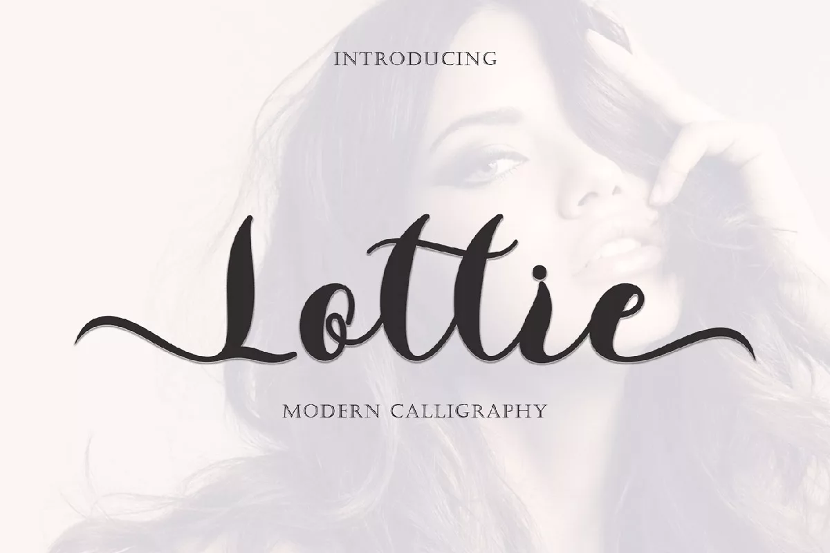 Lottie Calligraphy Font
