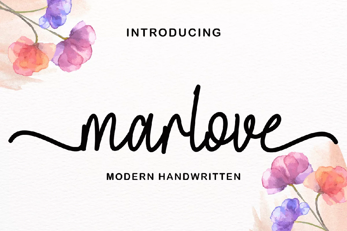 Marlove Handwritten Font