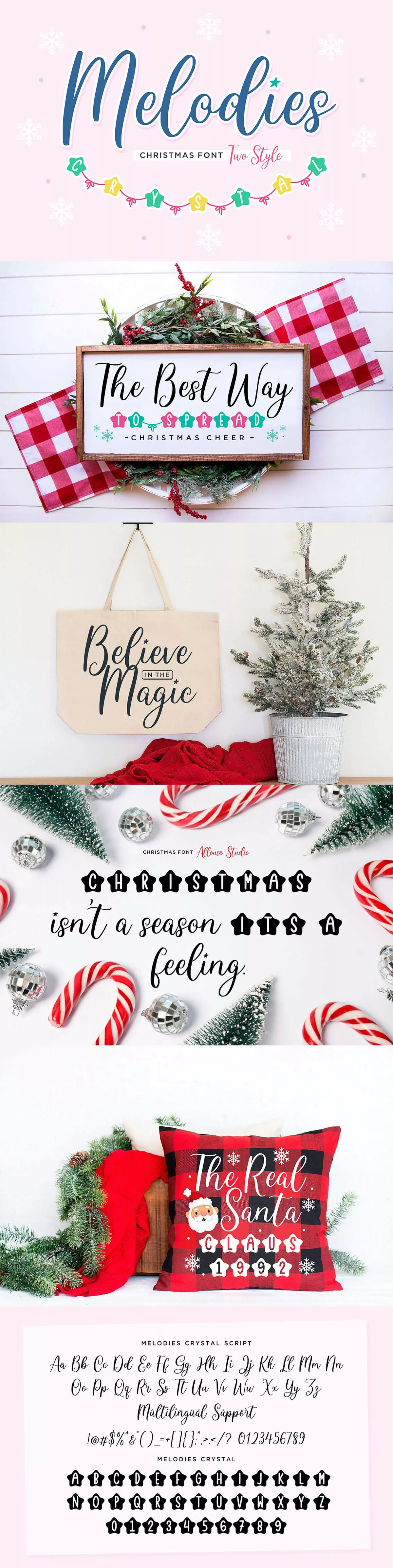 Melodies Crystal Duo Font