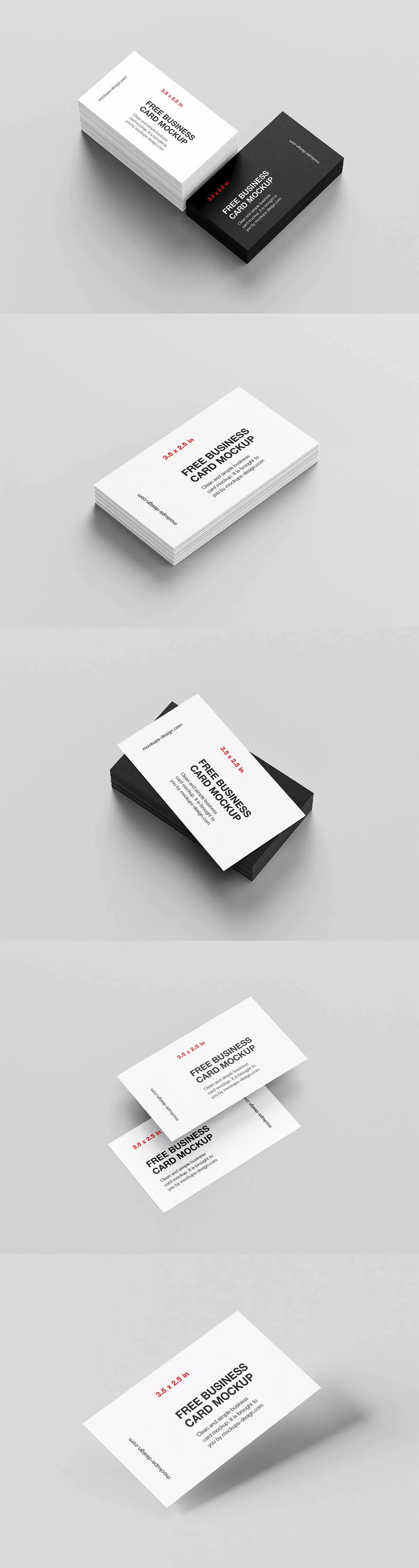 Minimalistic Business Card Mockup