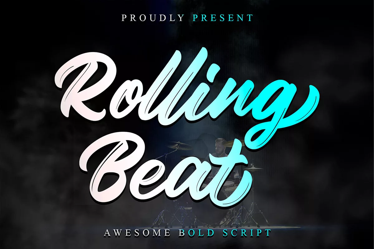 Rolling Beat Script Font