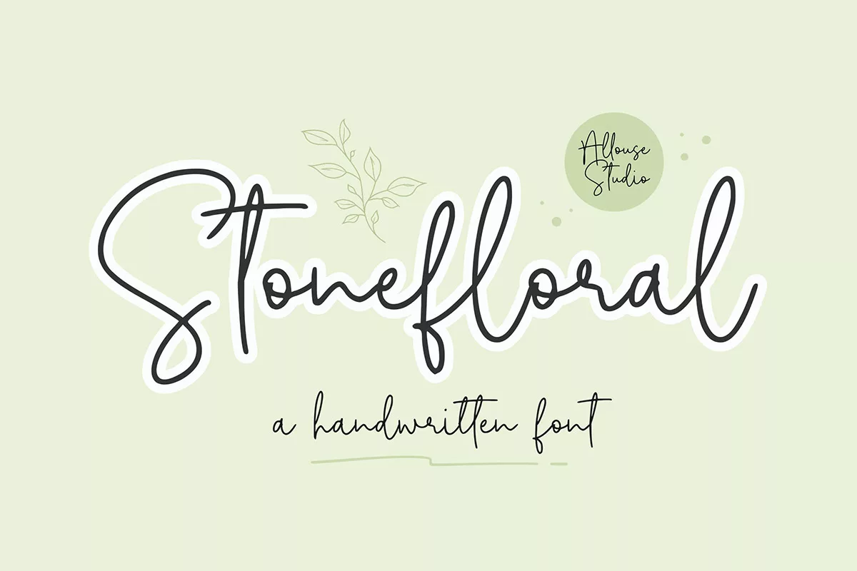 Stonefloral Handwritten Font
