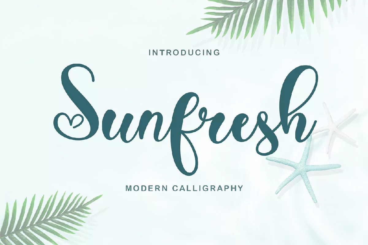 Sunfresh Calligraphy Font