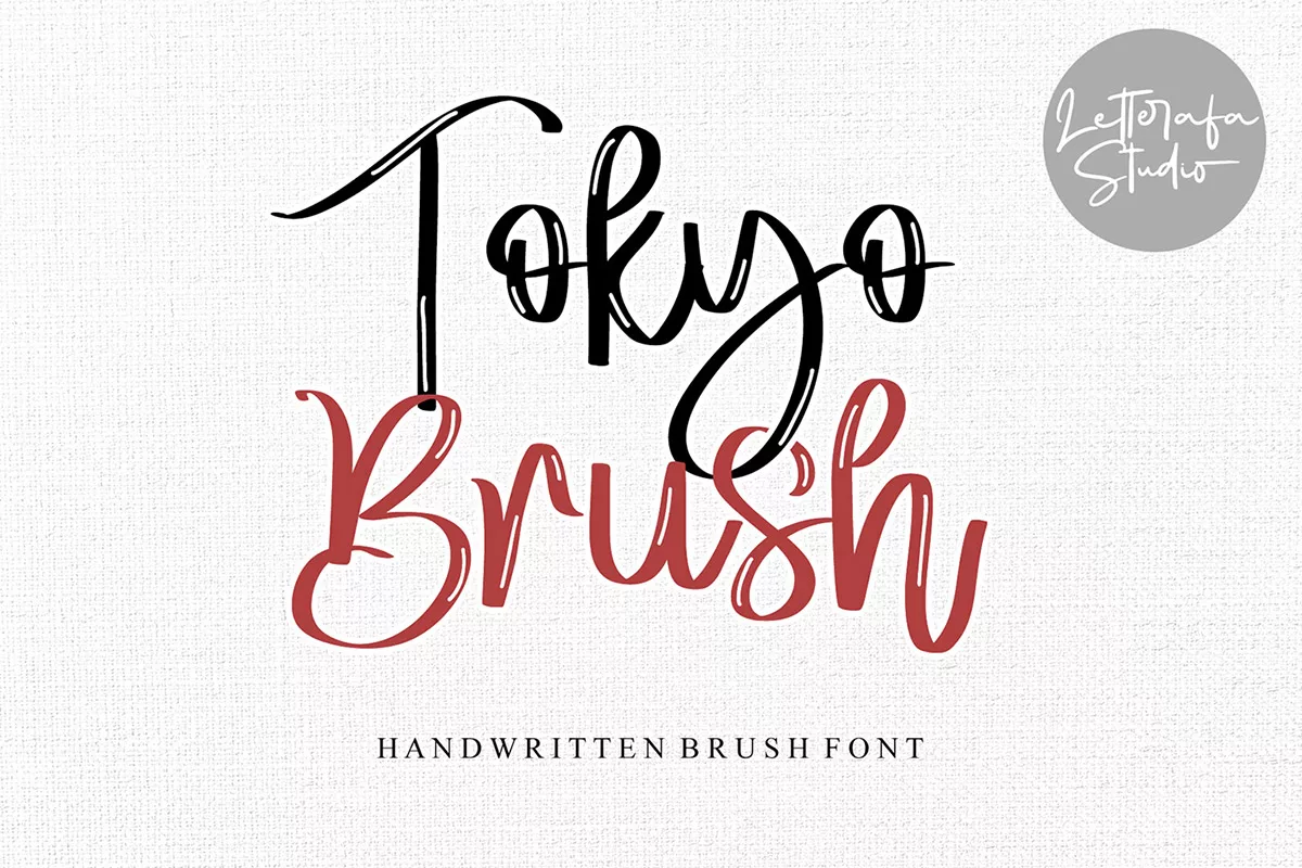 Tokyo Brush Handwritten Font