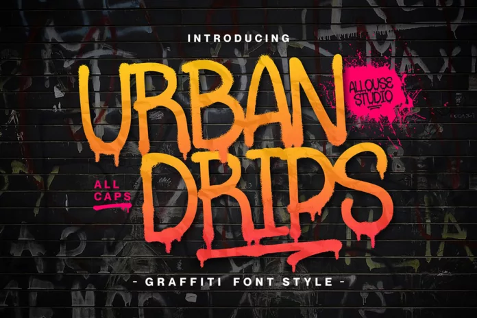 Urbandrips Graffiti Font