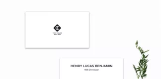 White Sober Business Card Template V2
