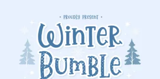 Winter Bumble Display Typeface