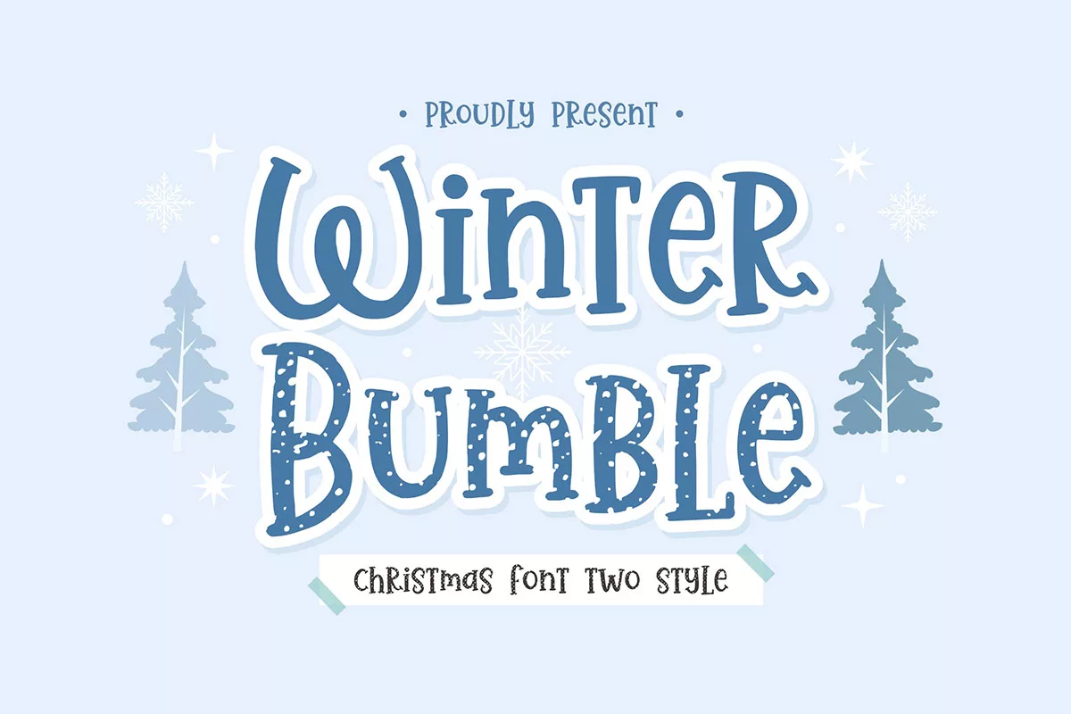Winter Bumble Display Typeface