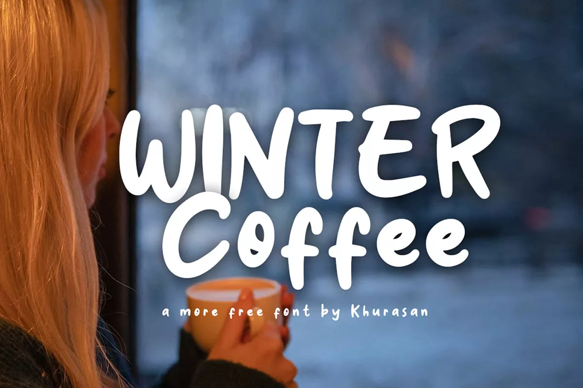 Winter Coffee Display Font