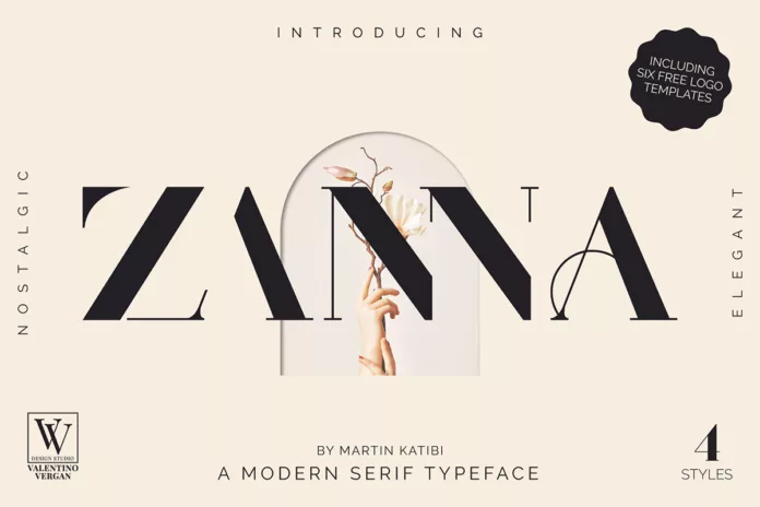 Zanna Serif Font