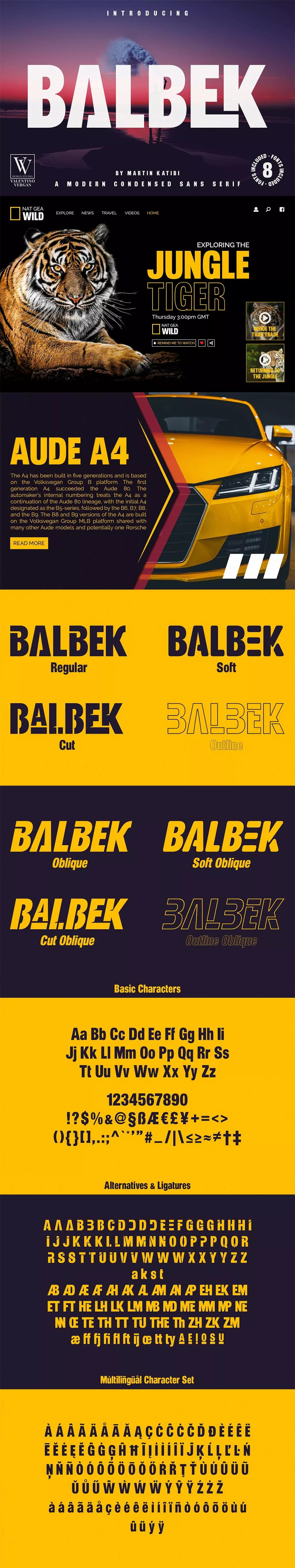 Balbek Sans Serif Font