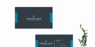 Blue Corporate Business Card Template