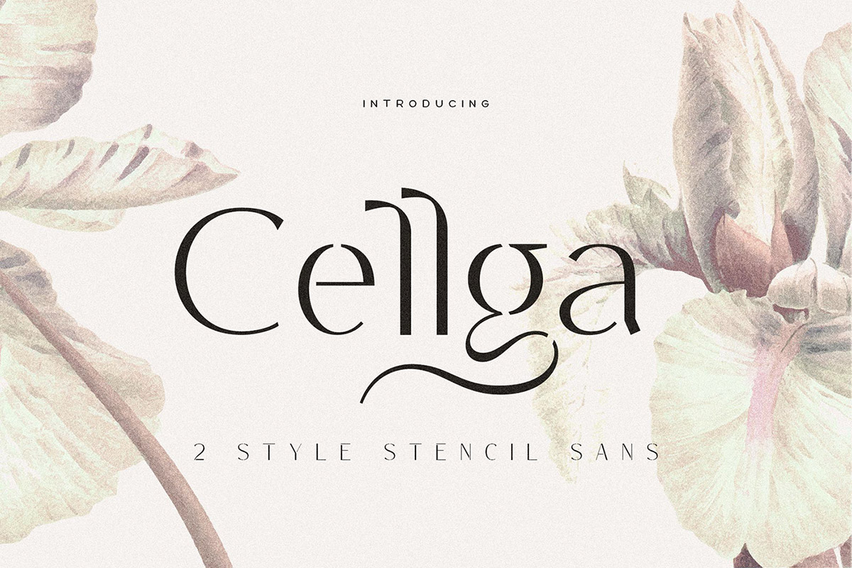 Cellga Sans Serif Font