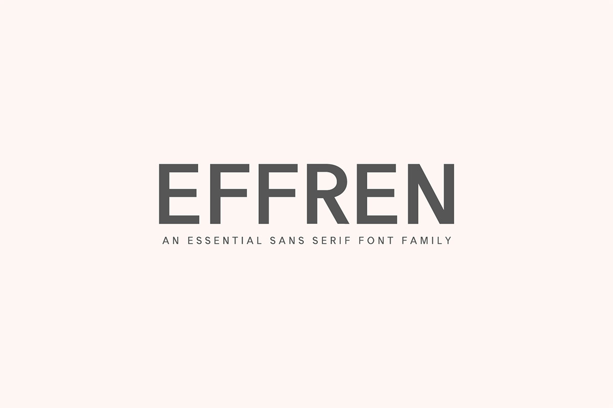 Effren Sans Serif Font
