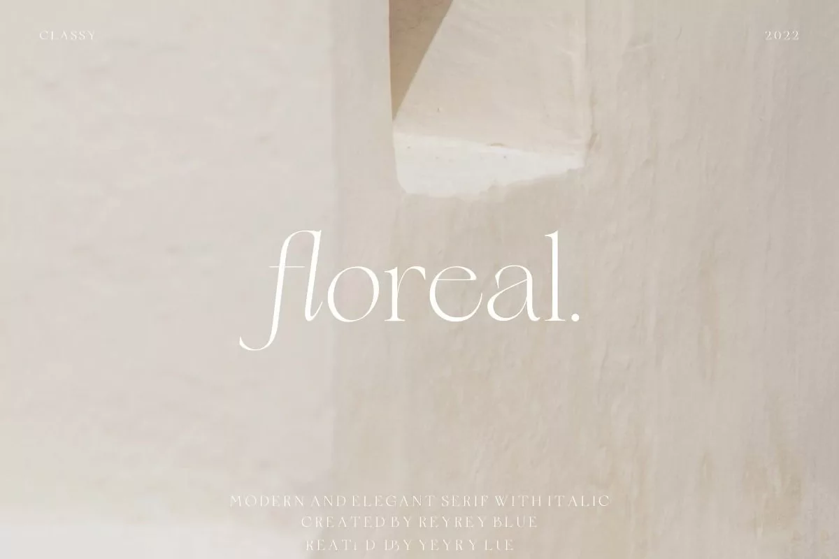 Floreal Serif Typeface