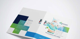 Half Fold Surgical Brochure Template