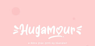 Hugamour Display Font