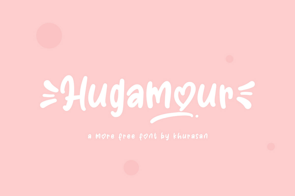 Hugamour Display Font
