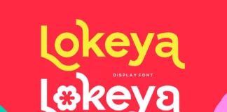 Lokeya Display Typeface
